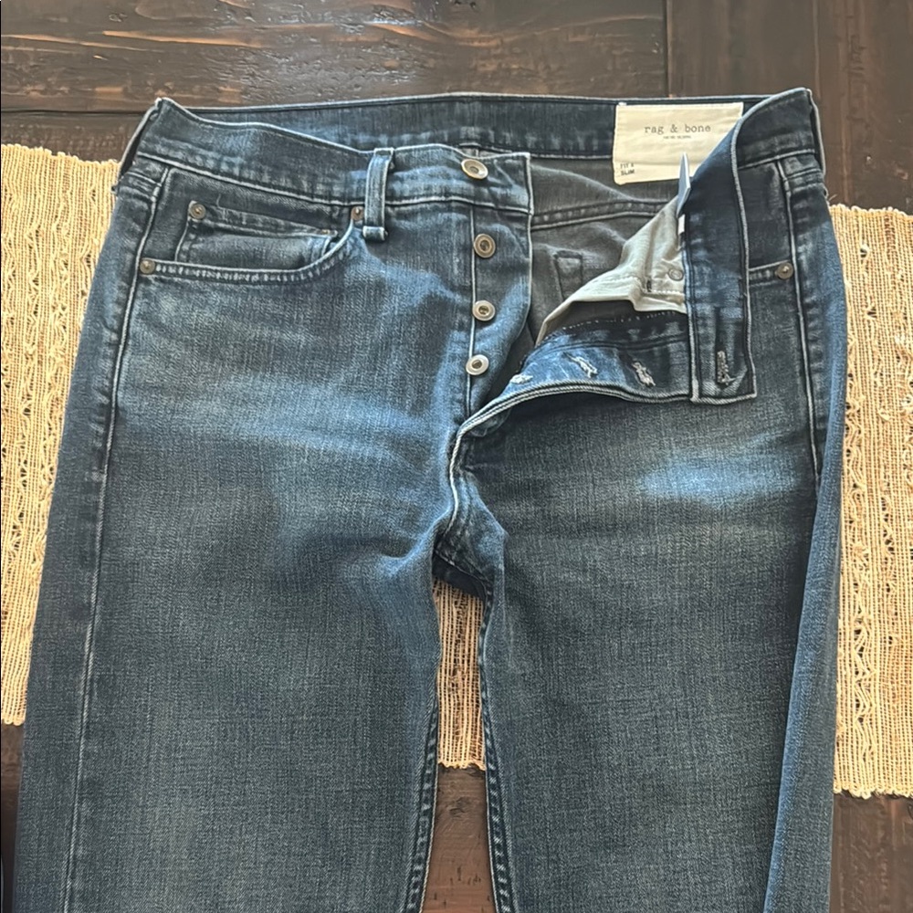 rag & bone High Rise Blue Jeans size 32